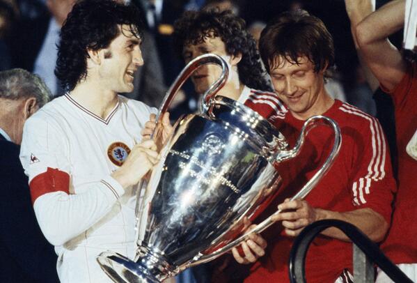 AstonVilla's tweet photo. On this day 1982: Villa win the European Cup in Rotterdam, after beating @FCBayern 1-0 in the final. #AVFC http://t.co/b7NFH7AbdC