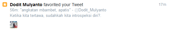 Interval2014's tweet photo. tuh, @Dodit_Mulyanto aja langsung tanggap. kalian? http://t.co/f4CxWjxoSp
