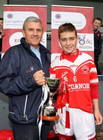 RnRor's tweet photo. The agony and ecstasy as Blarney beat Bride in U14 Premier 2 county final see @CorkEveningEcho for match report http://t.co/Y9pq4U9TaI