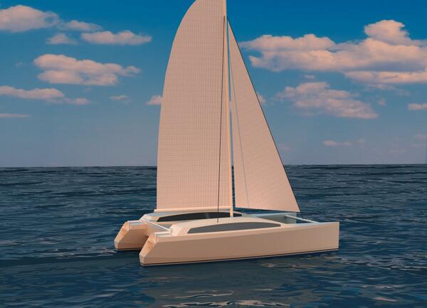 7,65mt Catamaran, teknetasarimlari.com