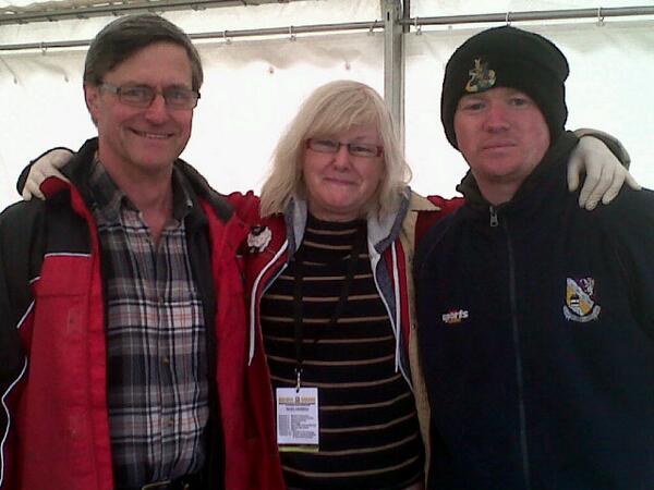 Let the clean up commence! Our wonderful site leaders and volunteers Attracta, Rob and Greg #Sheep16
