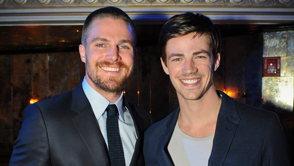 It's safe to say these guys can pull off any suit. #TheFlash joins #Arrow this fall on The CW's lineup!