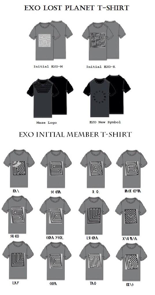 Gaeun_KShop's tweet photo. [PO s/d 17 Juni] EXO Lost Planet T-Shirt Rp 80.000 http://t.co/35yHD8CIns