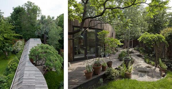 L’architettura si piega alla natura in un delicato abbraccio: la #casa intorno all'#albero bit.ly/albero-londra