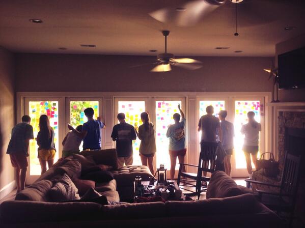 campkanata's tweet photo. #CK2014 AdStaff working hard to prepare for the summer.  Less than 2 weeks! http://t.co/YnkKDICxB8