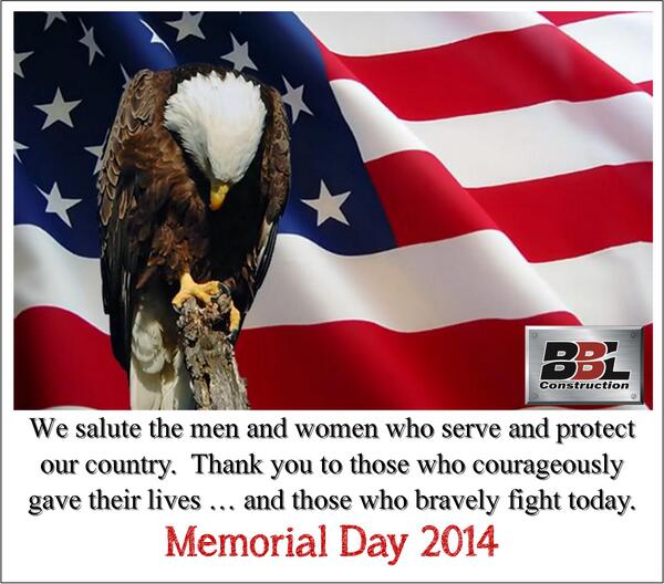 BBL_Const's tweet image. Have a safe Memorial Day!