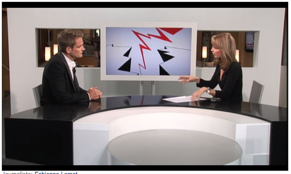 Xavier Laoureux présente Disruption Works sur le plateau de Canal Z. bit.ly/1paDW3N #TBWABE