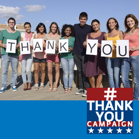 ThankUCampaign's tweet photo. Post your #ThankYouCampaign photos to say thank you to the loved ones of our fallen military heroes. #neverforget http://t.co/JctrvWscZI