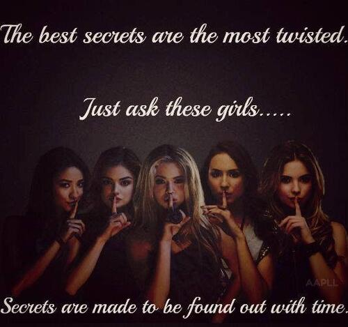Chrictinee's tweet photo. Just ask these girls
#Secrets 
#PrettyLittleLiars http://t.co/9EjLdla6AW