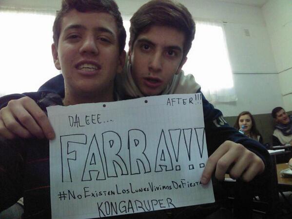 Ruperr15's tweet photo. Daleeeee @chichomarone @octavioconejo http://t.co/55unqk2BMA