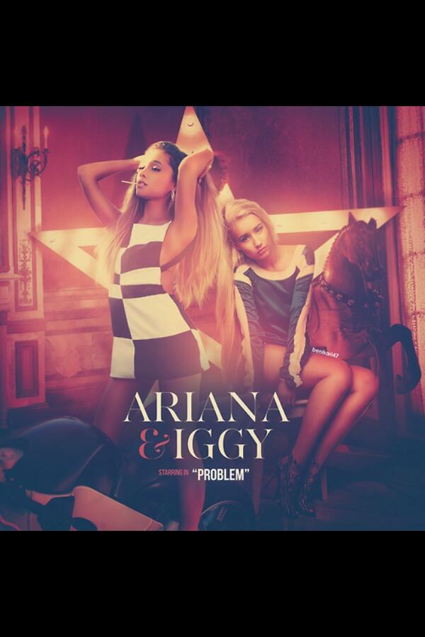 MoonlitArii's tweet image. @ArianaGrande &amp;amp; @IGGYAZALEA starring in #problemvid 📻🔁💕