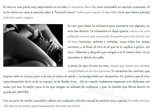 diegovaldezfans's tweet photo. #CÁNCER: Cómo eres con el sexo. http://t.co/ffPQjhXZd4