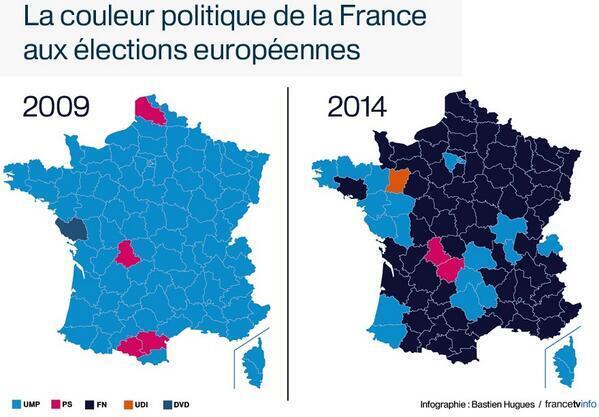 Le FN premier parti de France : score historique  BolDZDuIAAAurxp