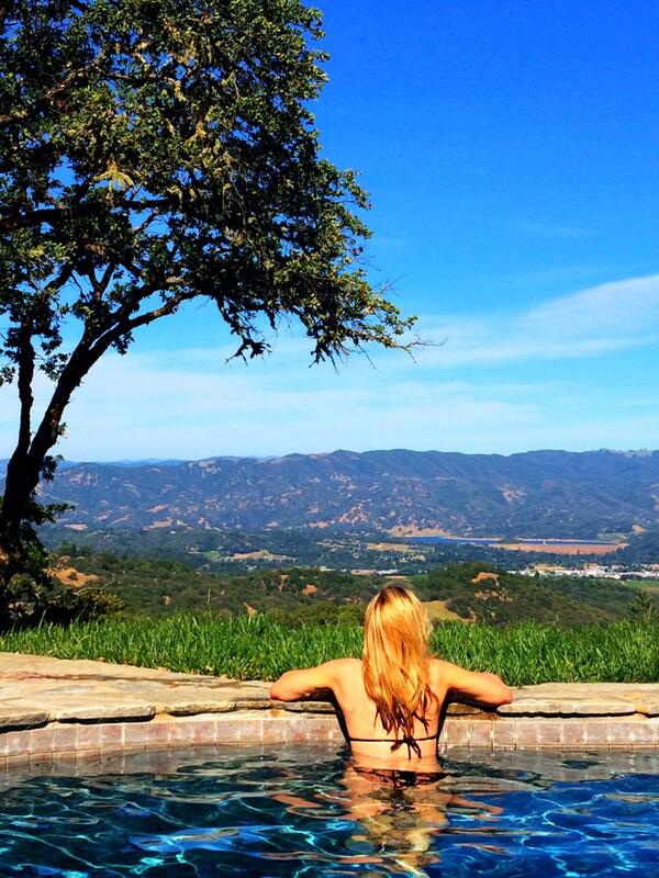 The perfect Antidote to Vegas 🌲👙☀️🎶🍷
