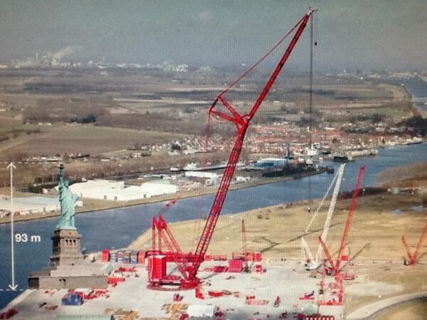 Ypinga's tweet image. Vanuit het vliegtuig genomen, dus wat wazig... #photocontestDLL