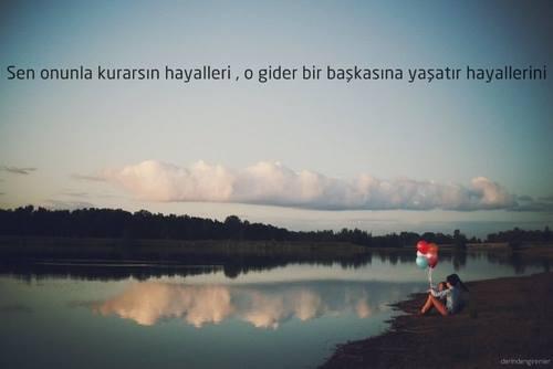 "Sen elmayı seviyorsun diye, elmanın da seni sevmesi şart mı?"