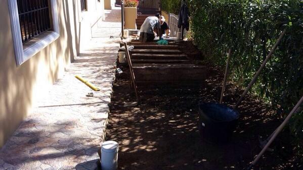 Esspora's tweet image. Proceso de Creación de pasillo con chinos y traviesas de tren #proyectosesspora