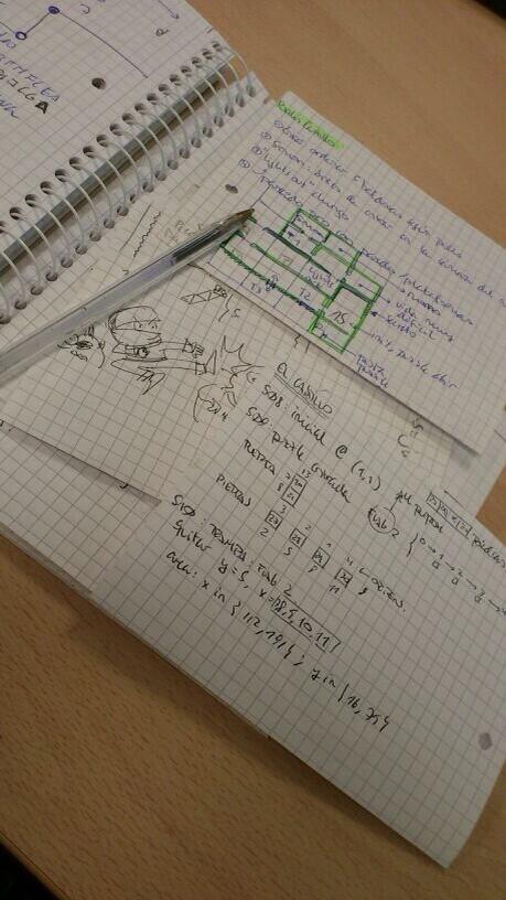 mojon_twins's tweet photo. Cuaderno de trabajo de #ninjajar! :-) http://t.co/6MCAP9UnSE