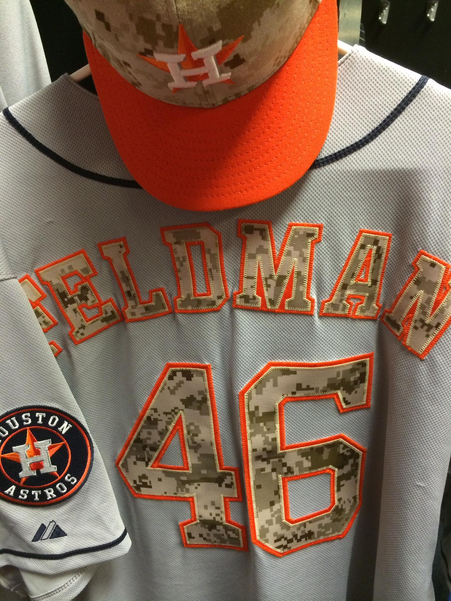 Houston Astros on X: A look at the #Astros special camouflage uniforms in  honor of #MemorialDay.  / X