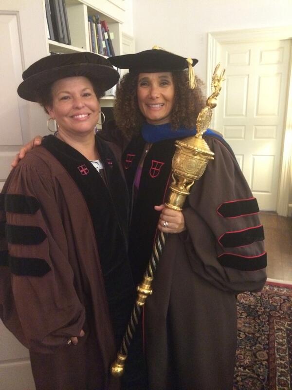 IamDebraLee's tweet photo. @ProfTriciaRose was the Mace Bearer for #Brown2014 Commencement! So awesome!! http://t.co/v6hDpPsCyr