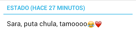 maritiemblos's tweet photo. "@Sweettastes18:
 Esto enamora joder JAJAJAJAJAJAJAJ http://t.co/Z9LJwyfEtw" Me amas.
