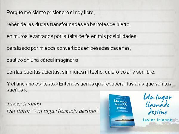 Porque me siento prisionero si soy libre...