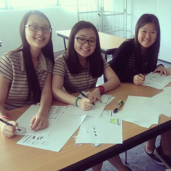 ESFEducation's tweet image. RCHK students doing some UI sketching with @zurb senior designers