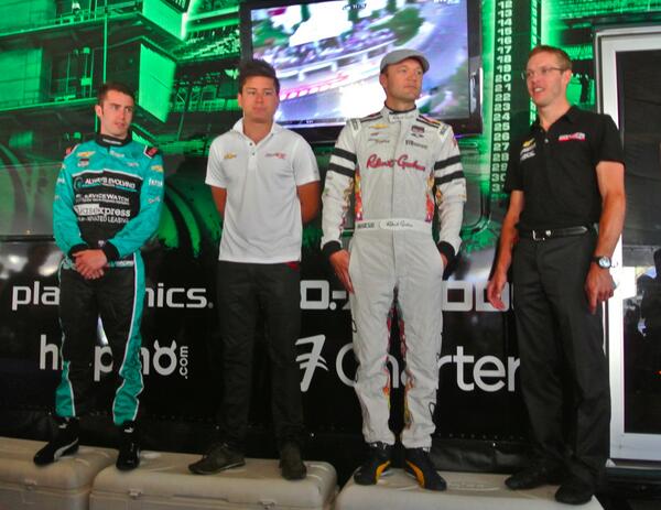 BayAreaDivorce's tweet image. James Davison, @sebsaavedra, @TownsendBell99 &amp;amp; @BourdaisOnTrack at @KVRacing drivers’ introduction.