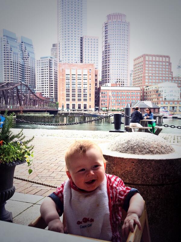 Had a great time @TheDailyCatch Seaport today. Thanks for accommodating little guys like me!