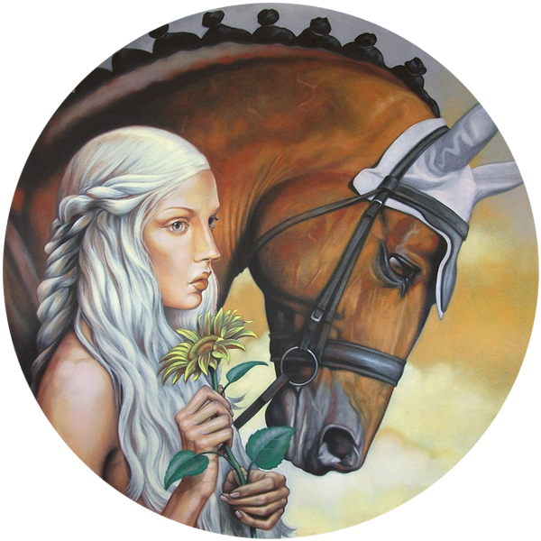RetoSava's tweet photo. Fran #Recacha #peintre #art #figuratif #symbolisme #contemporain #Espagne "The Light of Lady Godiva, 2012" https://t.co/DS0IPePsvC