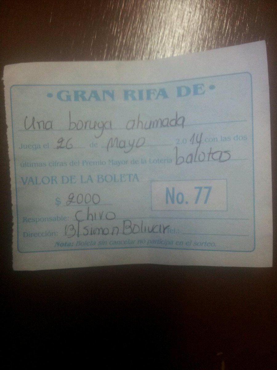 andresfcriollo's tweet photo. @aepfx @kivisss @ButikLore @MAURORAMONVILLA  a la espectativa del sorteo... que la suerte me acompañe http://t.co/JBm2EsBbNp