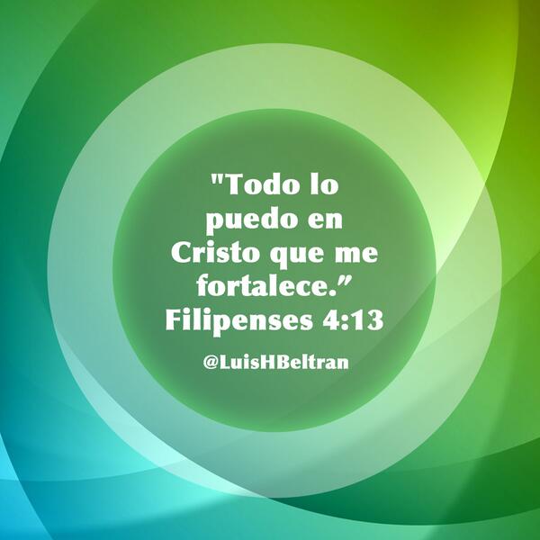 LuisHBeltran's tweet photo. No son las circunstancias las que me fortalecen o debilitan, es Cristo. http://t.co/XX7p64zBCg