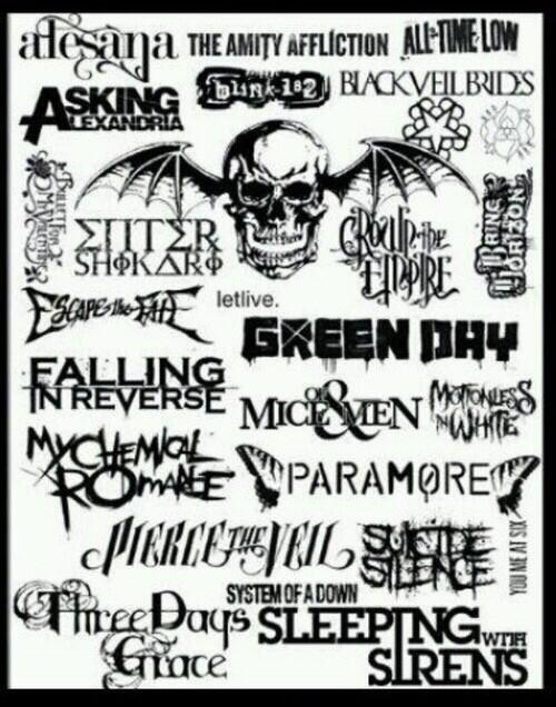 seasonfordrugs's tweet image. Retweet this if you like any of these bands.