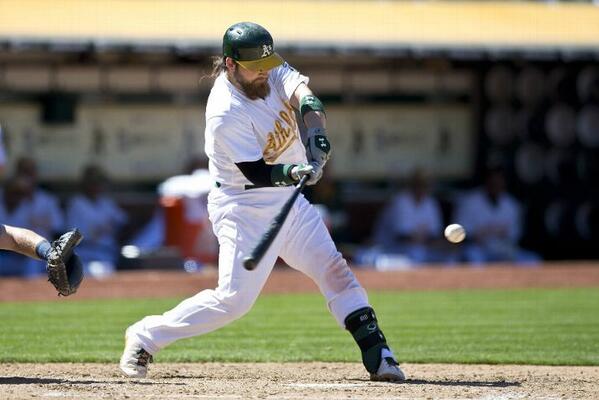 goldenbaysports's tweet photo. The #Athletics beat the Tigers 10-0 today! Norris hit a grand slam, and Moss/Cespedes/Blanks/Donaldson had HRs also. http://t.co/5XLayV0Iha