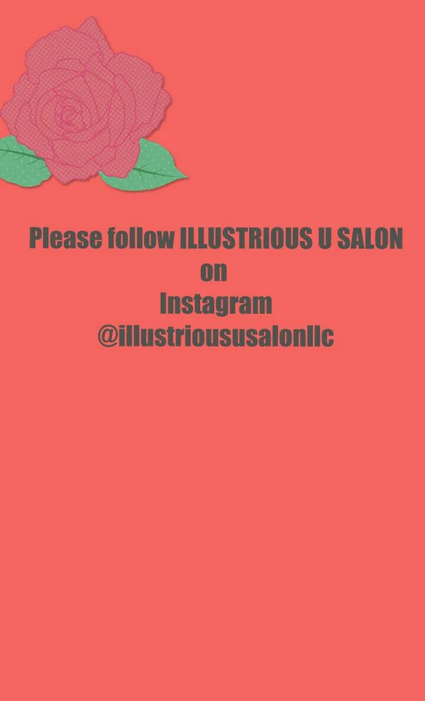 VbVersatile's tweet image. Please follow ILLUSTRIOUS U SALON
on 
Instagram
@illustrioususalonllc pic-collage.com/_YSVkUBBE