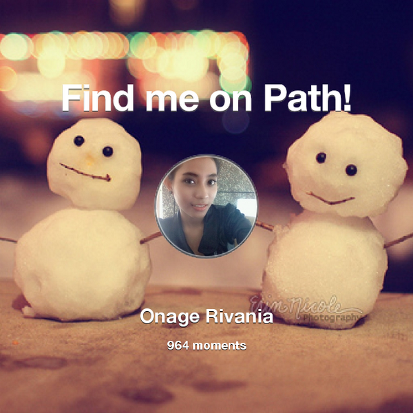BeBlessGhe's tweet photo. I've shared 964 memories with my friends on #Path - see them now at http://t.co/fPyxQG9wsL! #thepersonalnetwork http://t.co/EUOcs22iuy
