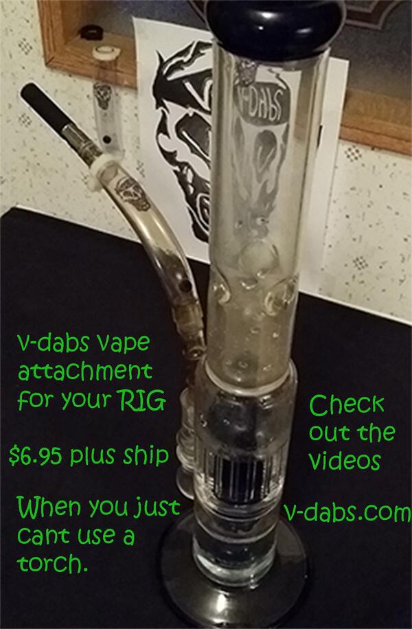 VdabsVape's tweet photo. V-dabs Vape attachment for your RIG

$6.95 + ship

http://t.co/28aB3pPvo6  

#dabs #weed #vapelife #vape #bho #wax http://t.co/0TXE9VAJaR