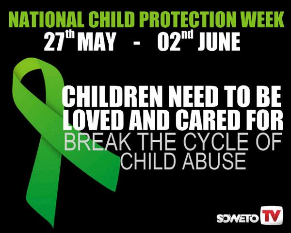 SowetoTVchannel's tweet image. #NationalChildProtectionWeek | 27 May - 02 June | Help end the cycle of children abuse #SowetoTV