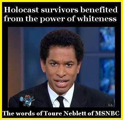 Toure's pitiful non-apology over claim Holocaust survivors had 'the power of whiteness'