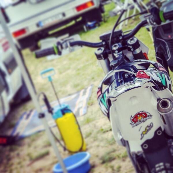 Great weekend in Denmark. First moto crash with the start and came back to 6 Second moto was better and finished 4