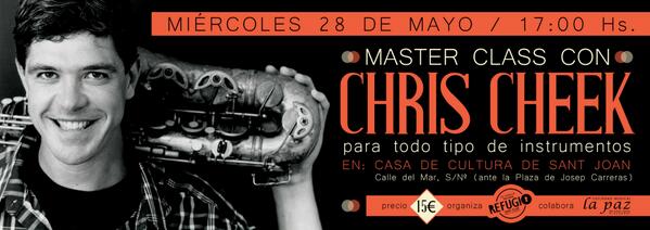 Refugiojazz's tweet photo. Miércoles 28 de mayo, 17:00 Hs Master Class para todos los instrumentos en la Casa de Cultura de Sant Joan d'Alacant http://t.co/dHhJSYoPxx