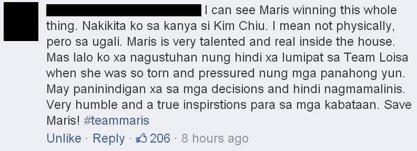 MarisFandom's tweet photo. THE REASON WHY I LOVE MARIS. SHE DESERVES TO STAY! #BBMaris #SaveMaris π
β@TeamMarisRacal: Amen π BB Maris Guys http://t.co/ZtFbJ0xmpoβ