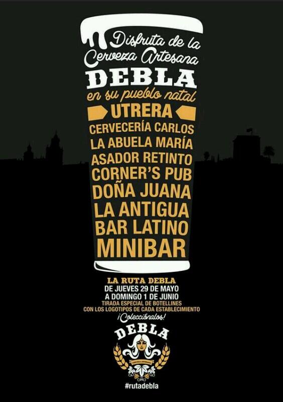 CervezasDebla's tweet photo. LA RUTA DEBLA:Colecciona tus botellines con el logo de tus bares y restaurantes favoritos  29Mayo-1Junio
#rutadebla http://t.co/k01ifcl2EO