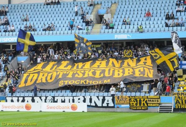 jojjesplejs's tweet photo. Publikbilder från Mff-AIK finns på http://t.co/8TZ68Ykbxr #AIKfotboll http://t.co/bBeDUthvlB