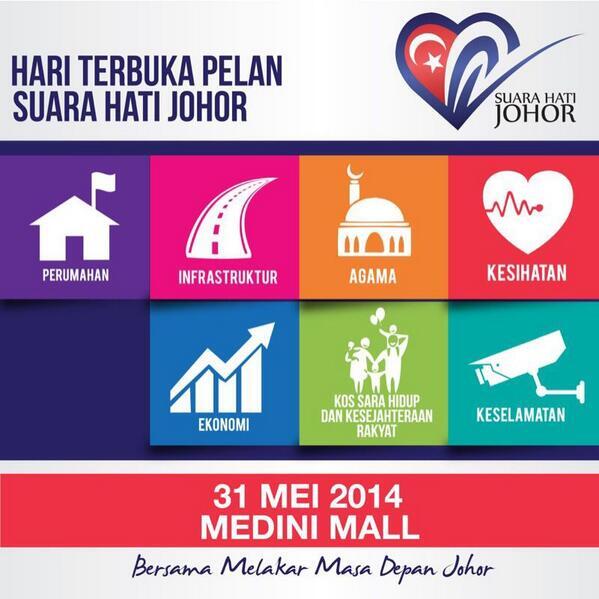 FaithInKhaled's tweet photo. “@Twt_Larkin: Hari Terbuka Pelan Suara Hati Johor bersama YAB MB Johor Dato' @KhaledNordin http://t.co/rKCVnbWac5”
