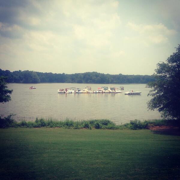 Aznipper's tweet photo. The view from my seat at Point Mallard! First time going! And I had an awesome time! http://t.co/Q33Cvaoo0Z