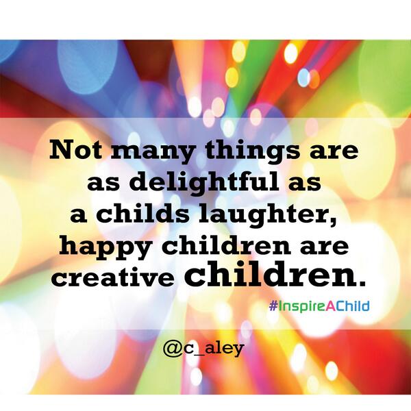 c_aley's tweet photo. Not many things are as delightful as a Child's laughter, happy Children are Creative Children. Happy Children's Day http://t.co/xKCDo7kXLy