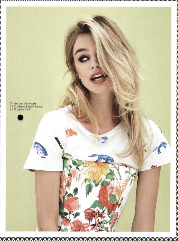eudonchoi's tweet photo. Fantastic shot of the SS14 Gentiana Corset in @ELLE_nl http://t.co/wQDrg9GaRj