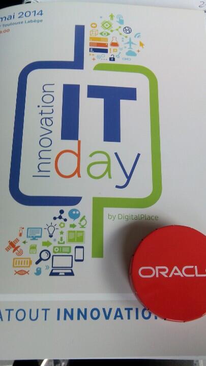 Hugues_Simonnet's tweet image. Oracle présent à l IT day Toulouse #oraclemiddleware #iitd #oraclefrance
