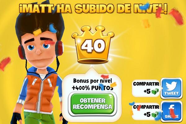 ItachiAthan's tweet photo. ¡He llegado al nivel 40 con Matt en #SkylineSkaters! http://t.co/E0JQzROplx http://t.co/RnAiUghJMM